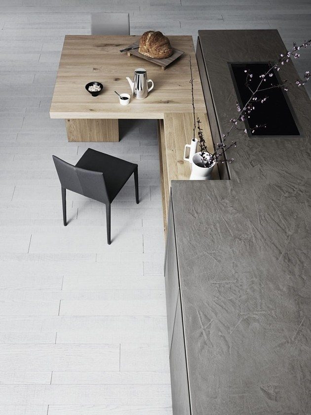 Dizajnové kuchyne deco rastliny svetlo chleba na kávu