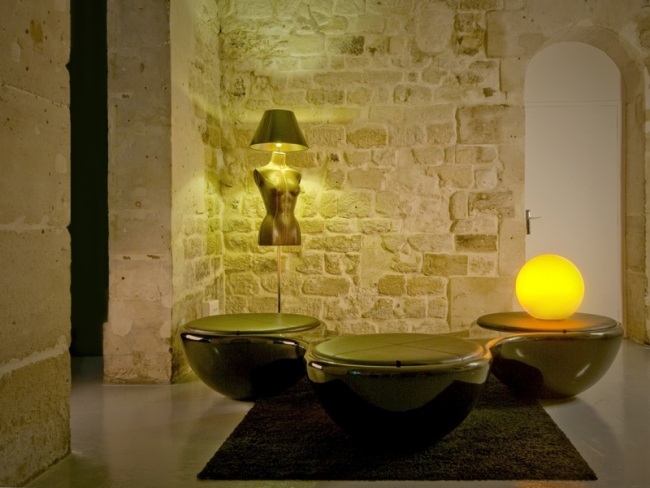 moderná dizajnérska stojanová lampa busta Beau bien lady Smoon