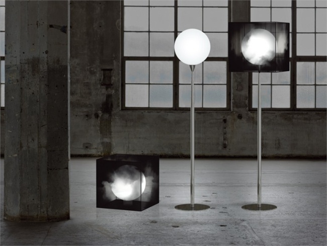 Podlahové svietidlá Beau et Bien SMOON ECLIPSE navrhujú mesačné mraky