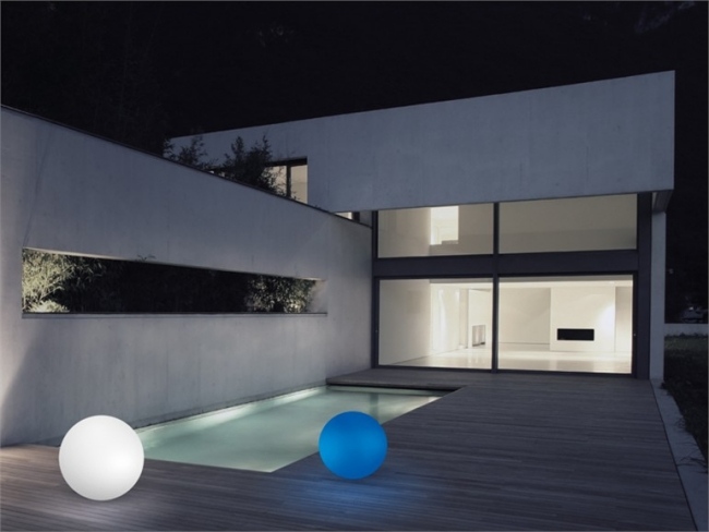 vonkajšie osvetlenie Beau et Bien VODA SMOON guličky bazén