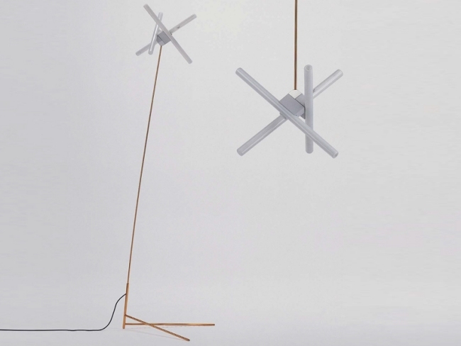 OLVIDADA stojacia lampa moderná kovová bd barcelona Pepe Cortés