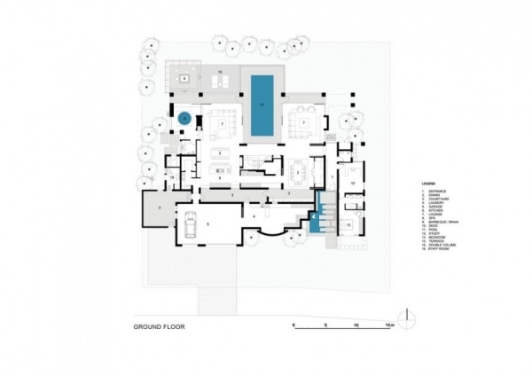 moderný dizajn prízemia v Kapskom meste