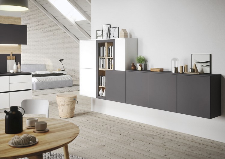 moderne osadená-kuchynská výbava-otvorené obývačky-závesná skrinka