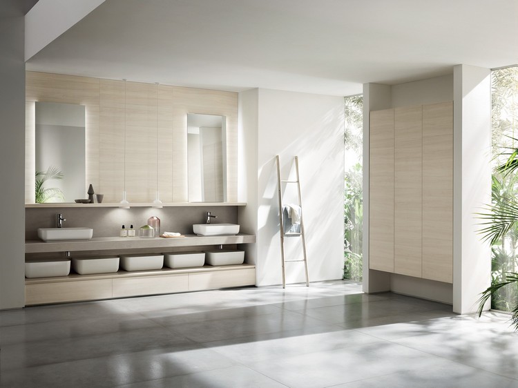 umývadlo taliansky dizajn biely kontajner drez