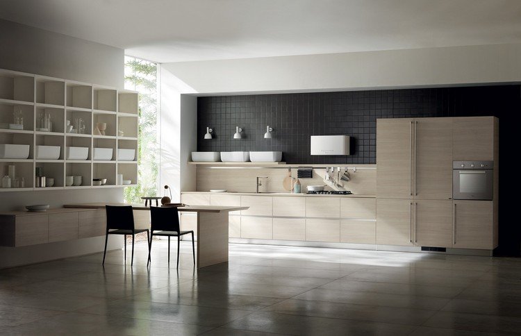 scavolini talianska kuchyňa ľahké drevené nádoby