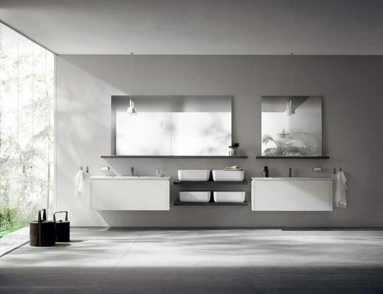 zariadenie do kúpelne moderné biele