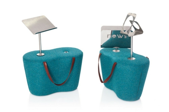 Aplikácie LOOL a návrhársky nábytok Caddy Vlnený aplikačný nábytok z plsteného čalúneného nábytku