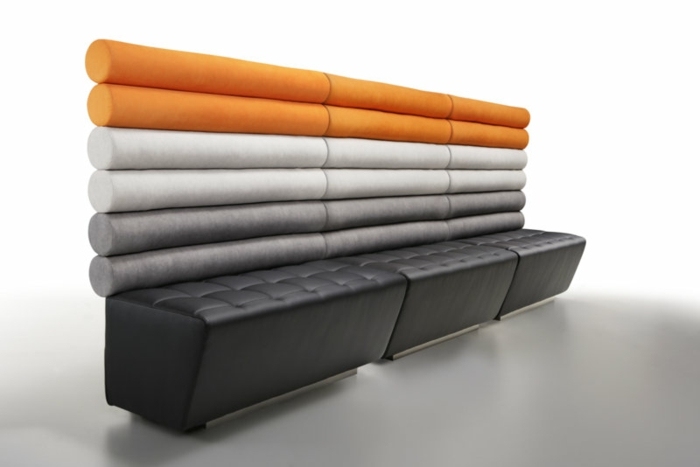 Moderné zariadenie pre reštaurácie a kaviarne Systém sedenia O-Zone-s-zaoblenými hranami