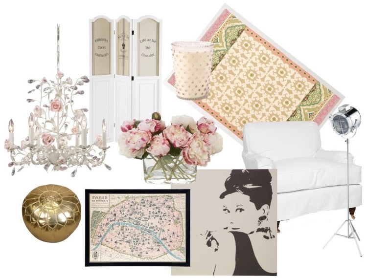 Moderné zariadenie s ošúchaným elegantným vkusom mix moderného nábytku a štýlov - ošumelé elegantné prvky