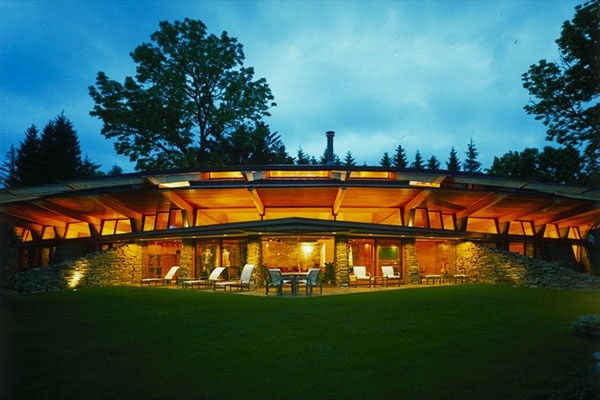 Exkluzívny dom-futuristická architektúra Japonsko-Obihiro Oshatz