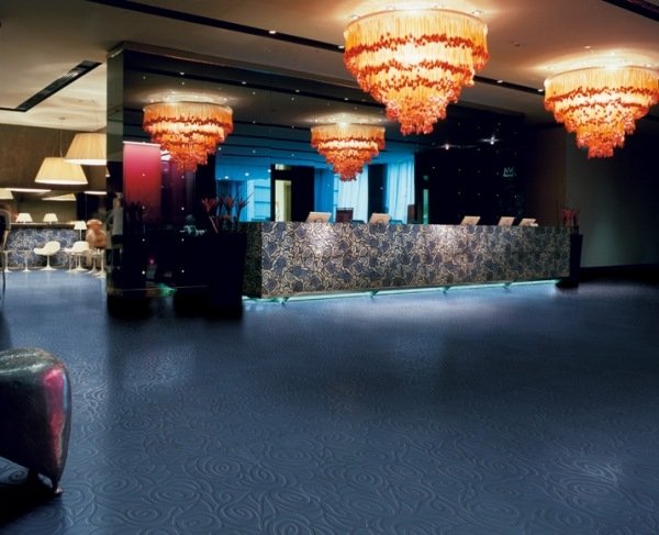 dlažba tango modrý porcelán veľký formát