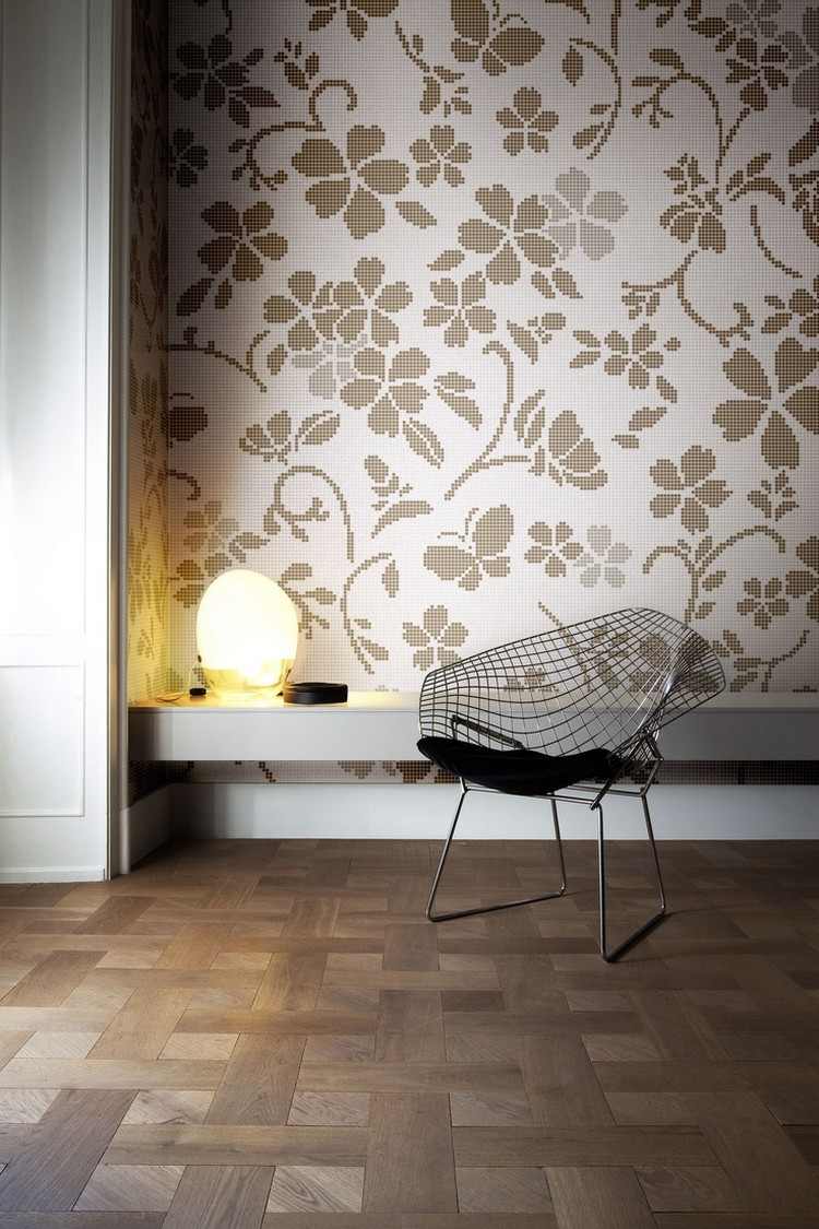 moderná dlažba-kladenie-mozaika-kvet-vzor-bisazza