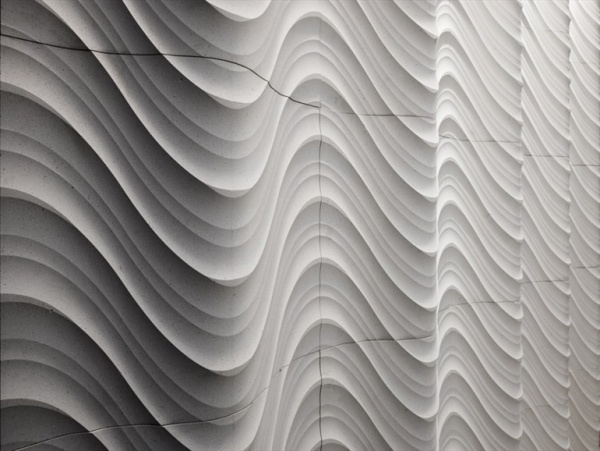 3D dlaždice mávajúce moderným nápadom na stenu