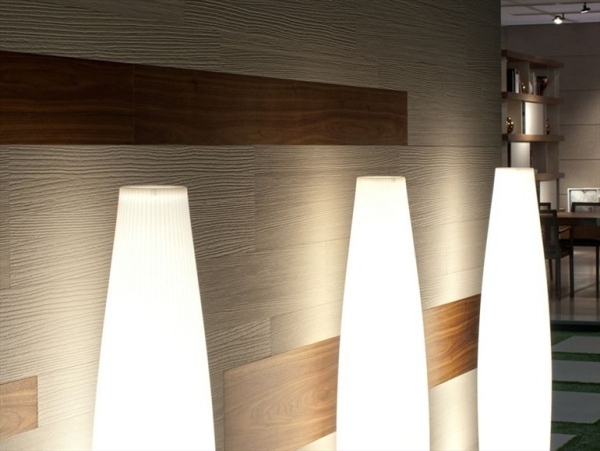 Trendy nápady obkladov a dlažieb keramicko-moderné osvetlenie