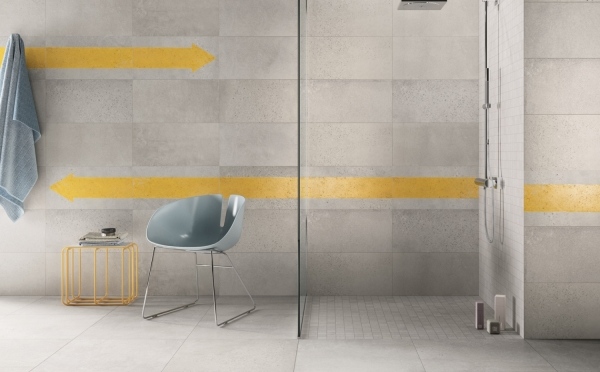 Životné nápady, interiérový dizajn, kladenie betónových dlaždíc, nápady na dizajn chodby