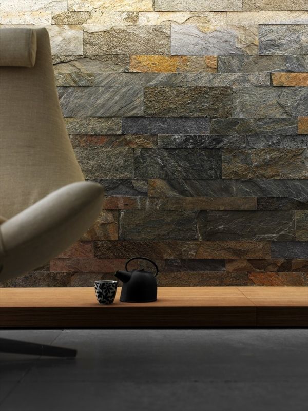 Tipy na kladenie obkladov na stenu Prírodný kameň na stenu