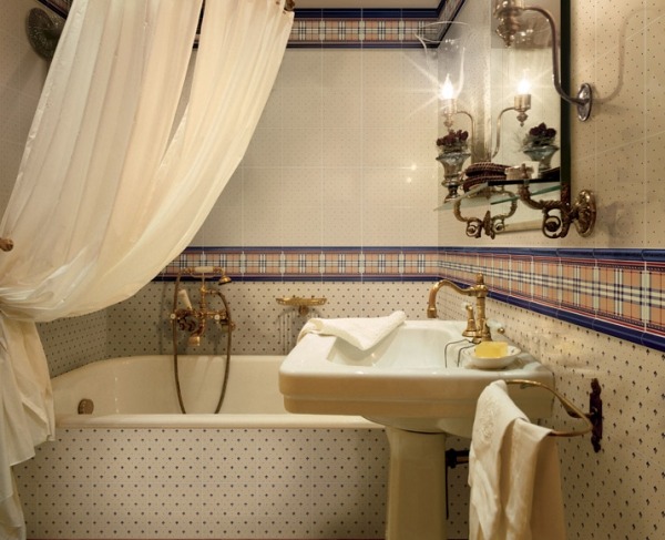 Luxusná dizajnová dekoračná vaňa Petracer s dlažbou