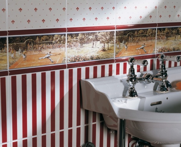 Kúpeľňové obklady moderné vzory integrované nápady pre fotografie