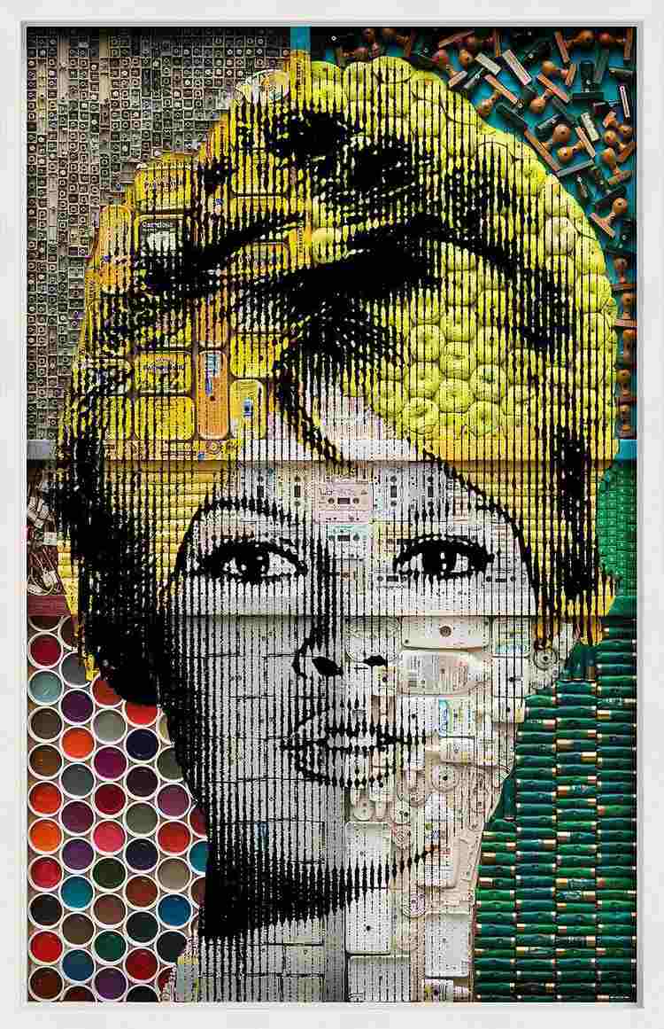 Ikona moderného fotografického umenia 60. rokov Brigitte Bardot Moderná fotoartová palička-Brigitte-Bardot-computergrafik-recyklácia