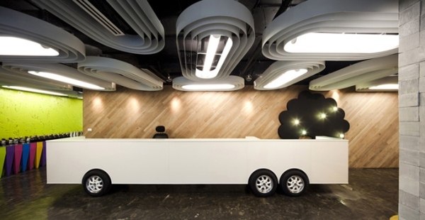 Saatchi & amp; Kreatívny dizajn kancelárie Saatchi Bangkok Thajsko Kancelársky dizajn pre Saatchi a Saatchi v Bangkoku v Thajsku