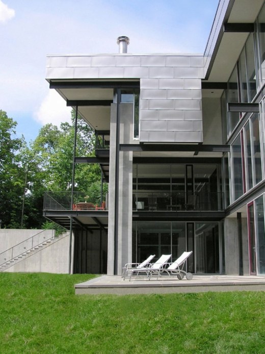 moderné sídlo - Indian Hill moderná rezidencia - Indian Hill - bočný pohľad