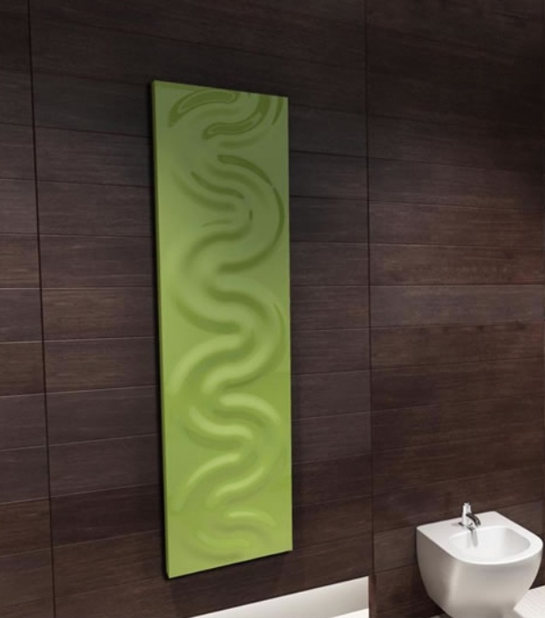 moderné radiátory kwart karim rashid vlny reliéf dekoratívny radiátor kwart karim rashid stena