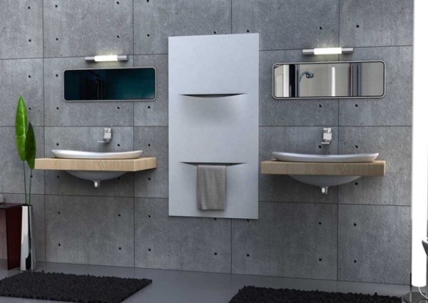 Kúpeľňové vykurovanie radiátorom caleido moderné radiátorové kúrenie v kúpeľni rezané dizajnové caleido