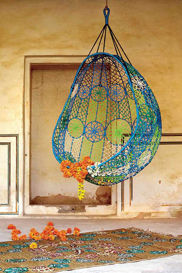 zavesenie závesných stoličiek relaxačné Melati Anthropologie Závesné kreslo na zavesenie a relaxáciu Melati Anthropologie