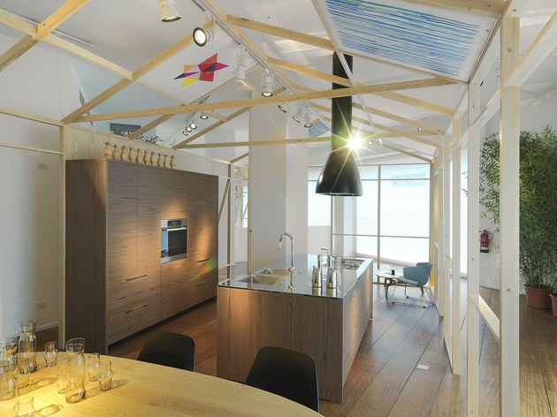 moderná kuchyňa drevené schiffini taliansko ostrov