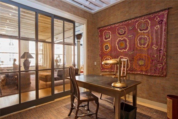 vzrušujúca myšlienka-stena z koberca zaujímavá dekorácia na stenu