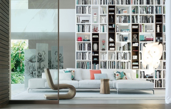 Moderný koncept interiéru poliformový úložný systém Moderný interiér-koncepty-koncepty-poliform-skladovací systém