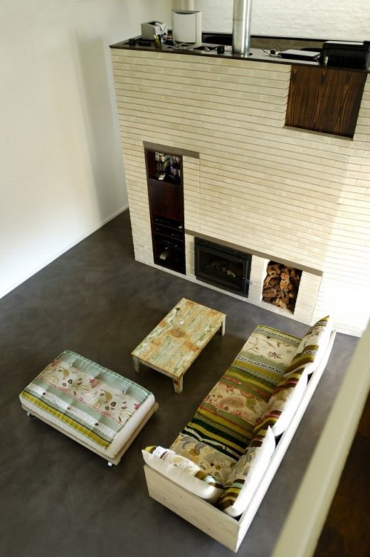 moderný interiérový dizajn - obývacia izba Obývacia izba v zrekonštruovanom dome