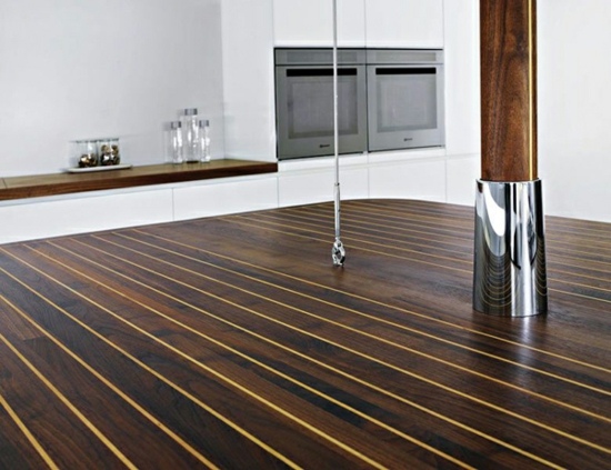 Drevený nábytok v modernej kuchyni