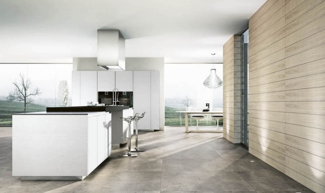 Moderný kuchynský ostrovček v prevedení Domus matná biela