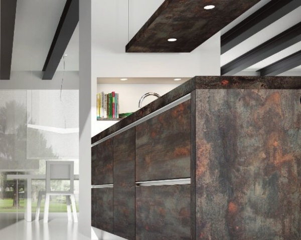 Moderné kuchyne-De-Rosso-hpl-laminát-kuchynský ostrov