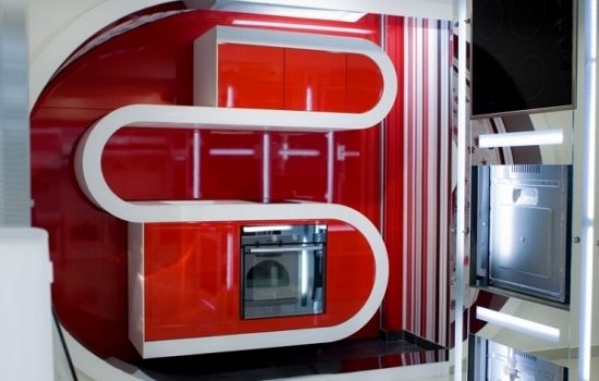 minimalistický dizajn domácej kuchyne