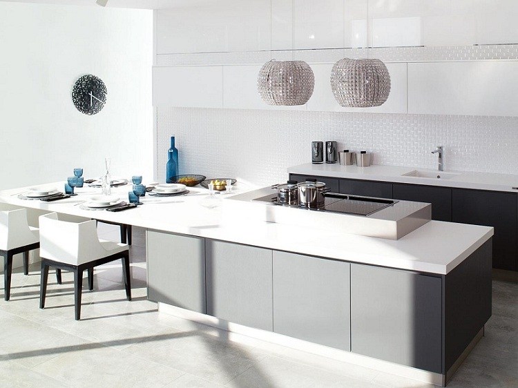 Moderné nápady na dizajn kuchynskej linky