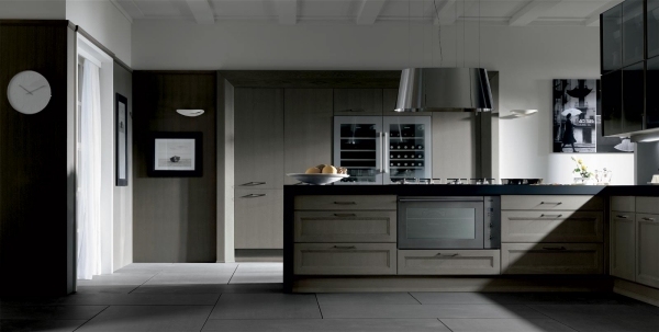 matný povrch tmavý kuchynský nábytok nábytok design piqudoca