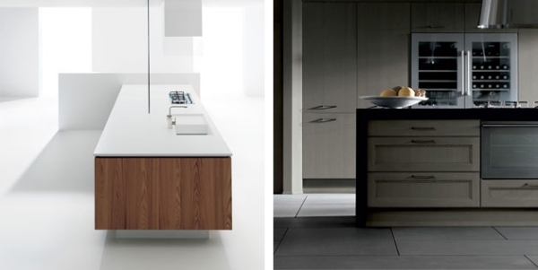 kuchynský nábytok trendy štýlový drevo nerez oceľ prírodné materiály dizajn španielsky