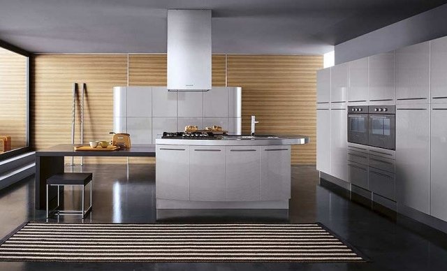 venere moderná kuchyňa nerezová oceľ rekordná uhorka