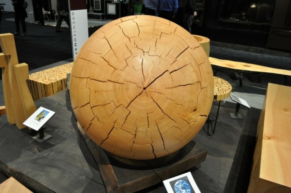 Výstavné nápady z drevenej gule