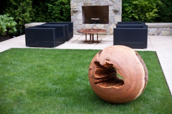 Záhradné figúrky drevo-moderné umenie