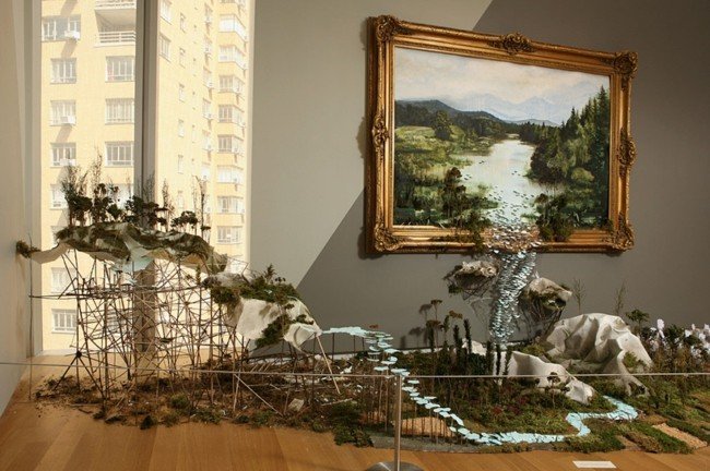Výstava New York Art Museum Múzeum umenia optický klam