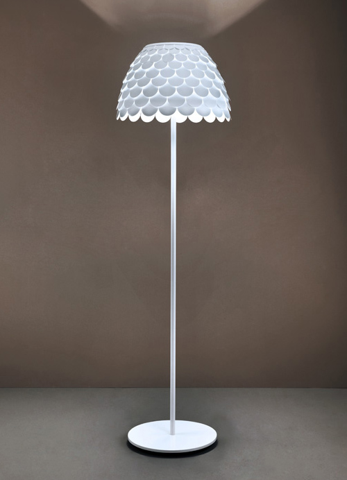 moderné svetlá z nehrdzavejúcej ocele biele carmen fontanaarte