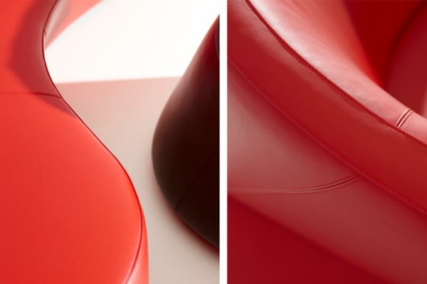 moderná obývacia sedačka s vzrušujúcim dizajnom moderný štýlový detail dizajnu nábytku