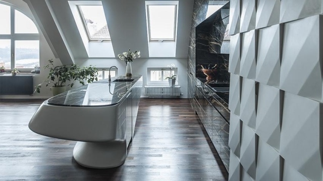 luxusná kuchyňa s ostrovčekovými prednými skriňami corian biela luxusná kuchyňa-ostrov-skriňa-čelá-corian-biela