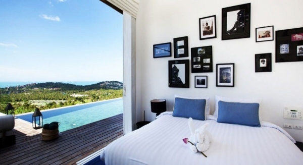 luxusná vila exotický vnútorný prístup k bazénu luxusná vila s exotickým vnútorným prístupom k bazénu