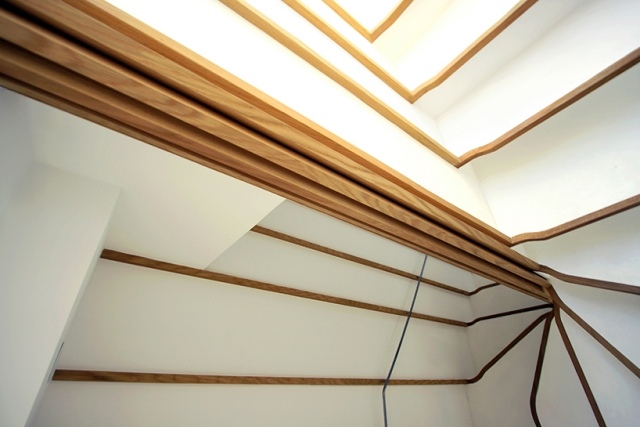 moderný byt plynúci do seba priestorová atmosféra moderný mezonetový byt plynúci do seba, vesmírna atmosféra