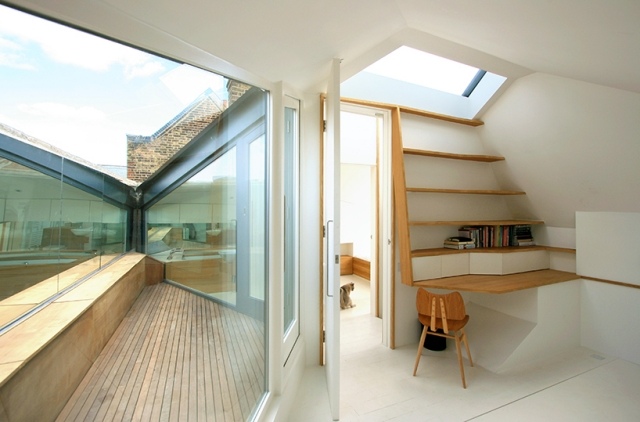 atmosféra štúdio mezonetový rekonštrukcia bytu balkónové svetlíky na stôl mezonetový mezonetový byt renovácia balkóna