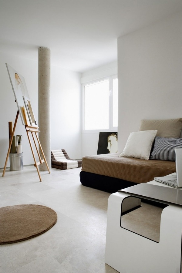 Nábytok Bauhaus moderný interiér - jednoducho škandinávsky Nábytok Bauhaus moderný interiér-jednoduchý škandinávsky dizajn odkladacieho stolíka